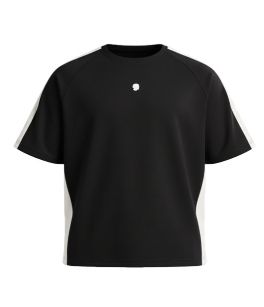 NOBLE BLACK OVERSIZED PUMP COVER TSHIRT