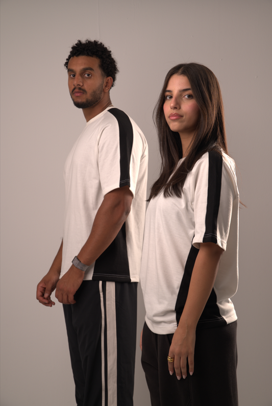 NOBLE WHITE OVERSIZED PUMP COVER TSHIRT