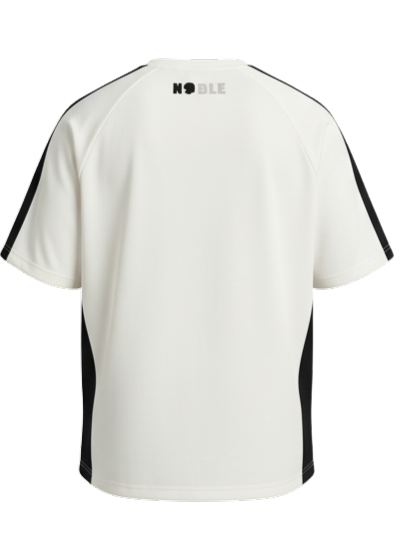 NOBLE WHITE OVERSIZED PUMP COVER TSHIRT