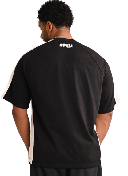 NOBLE BLACK OVERSIZED PUMP COVER TSHIRT